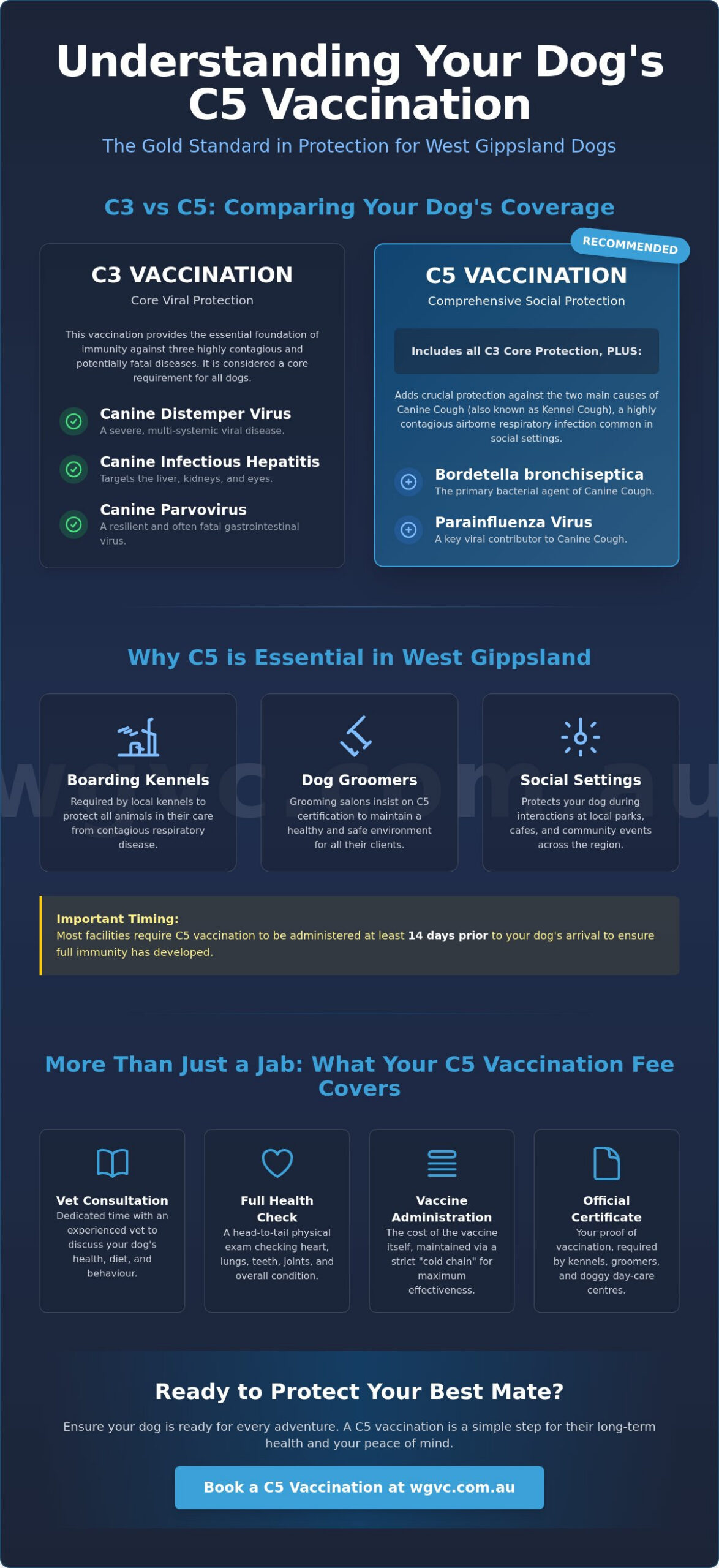C5 Vaccination Dog Cost: A Guide for West Gippsland Pet Owners