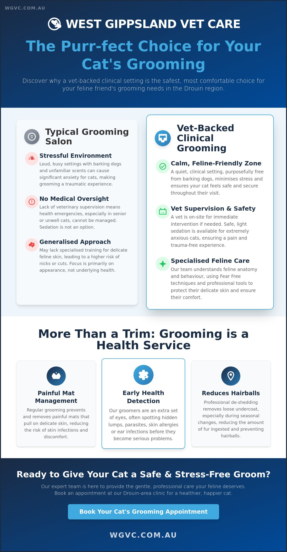Professional Cat Grooming in Drouin: Stress-Free Care for Your Feline
