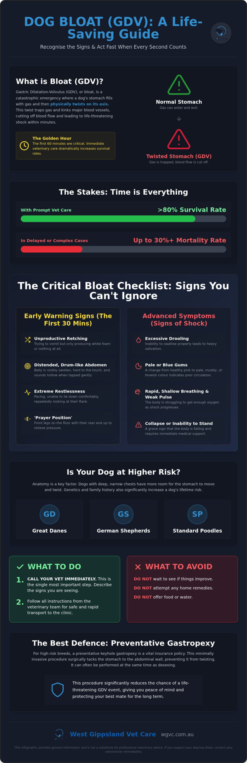 Emergency Checklist: What to Do if You Suspect Bloat (GDV) in Your Dog