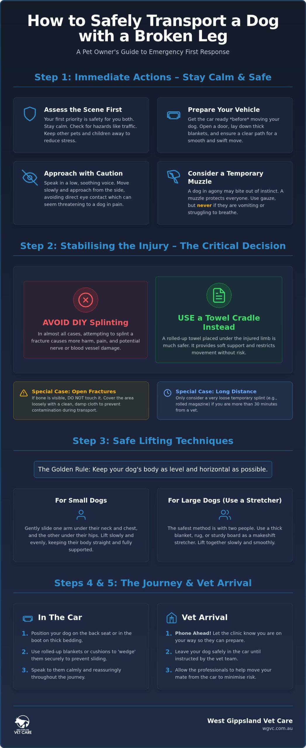 How to Transport a Dog with a Broken Leg: A Step-by-Step Emergency Guide