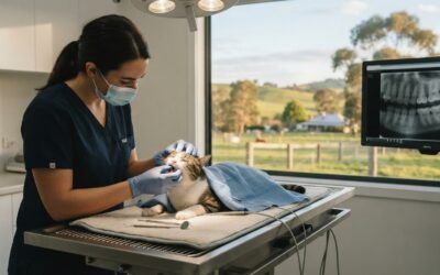 Full-mouth dental X-rays for cats in Trafalgar: what to expect